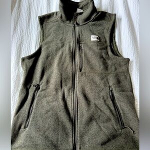 Green North Face vest